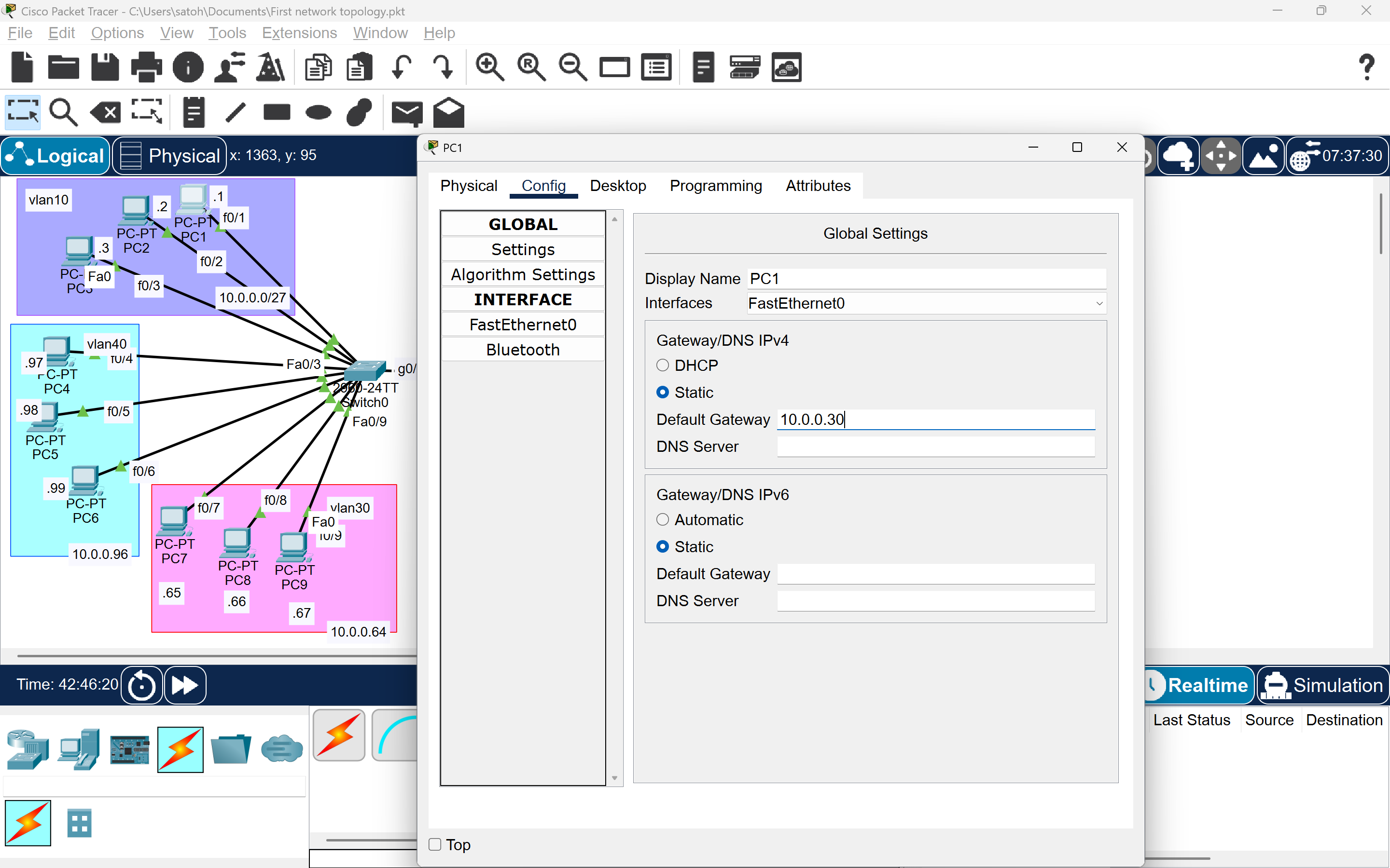 Network Topology Overview