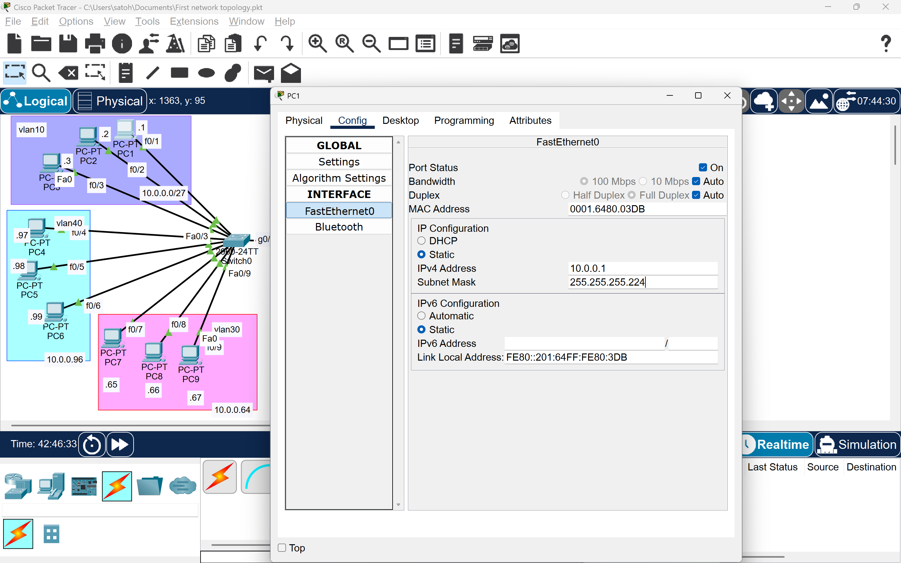 Network Topology Overview